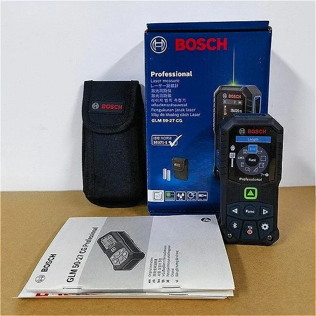 Bosch GLM50-27CG Laser Rangefi - đánh giá và giá Industrial Green Laser
