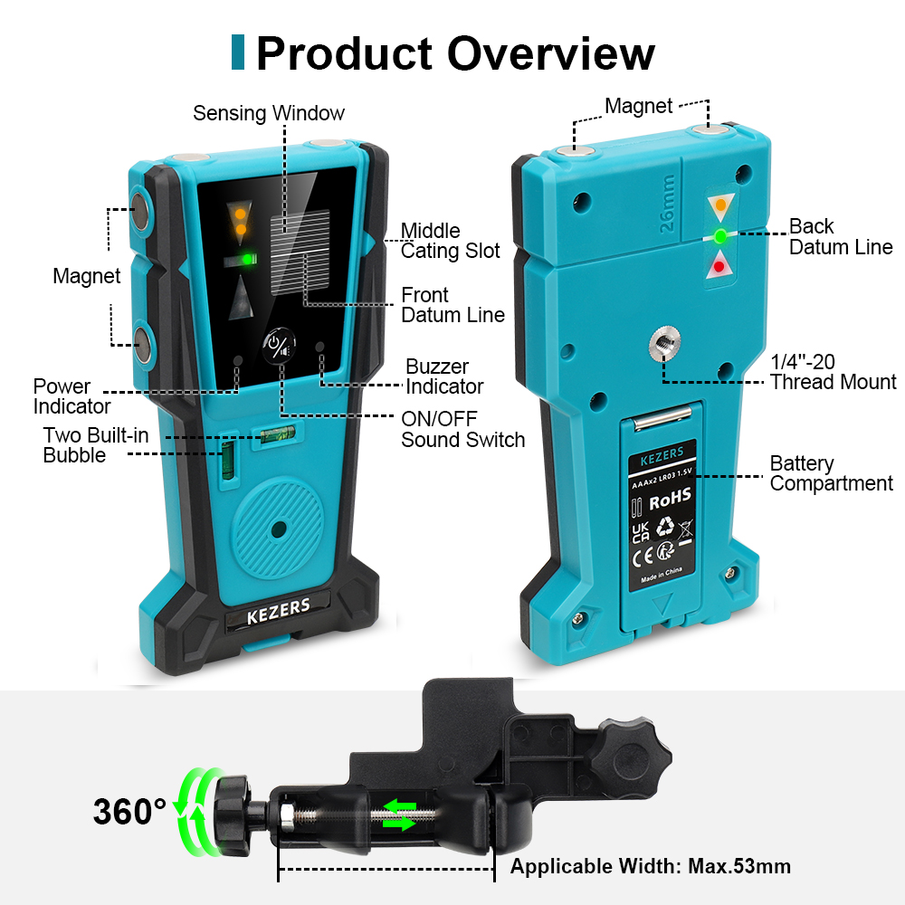 KEZERS Red Green Laser Level R - đánh giá và giá Industrial Green Laser