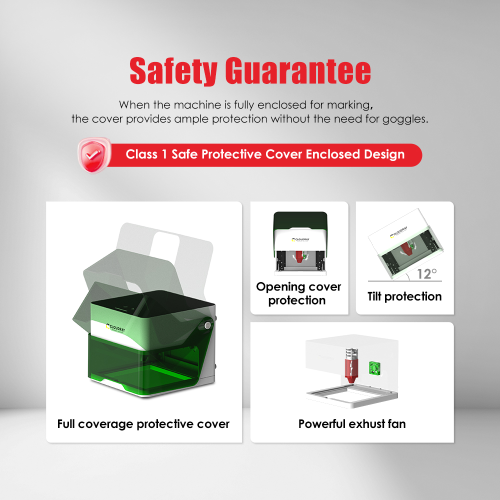 Cloudray 5000mw CNC Mini Laser - đánh giá và giá Industrial Laser Engraving Machine