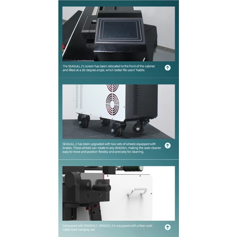 Portable Pulse Fiber 300W Lase - đánh giá và giá Industrial Laser For Cleaning