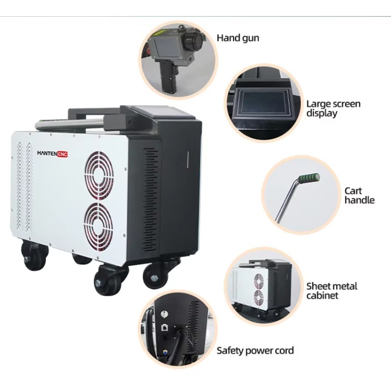 Portable Pulse Fiber 300W Lase - đánh giá và giá Industrial Laser For Cleaning