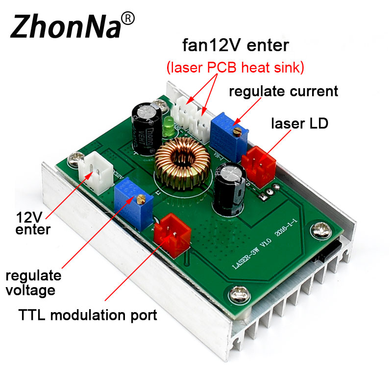Laser with Board PCB Circuit B - đánh giá và giá Industrial Green Laser